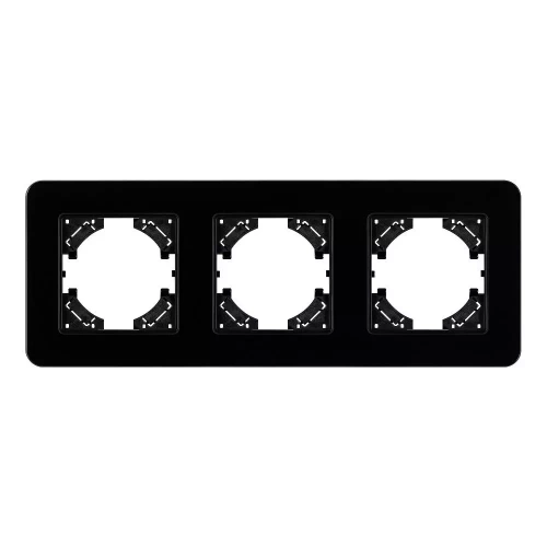 Рамка стеклянная FRM-OMALI-GS-3-BK (Arlight, -)