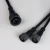 Коннектор питания ARD-CLASSIC-SYNC-RGB Black (230V, 2 ports) (Ardecoled, Закрытый)