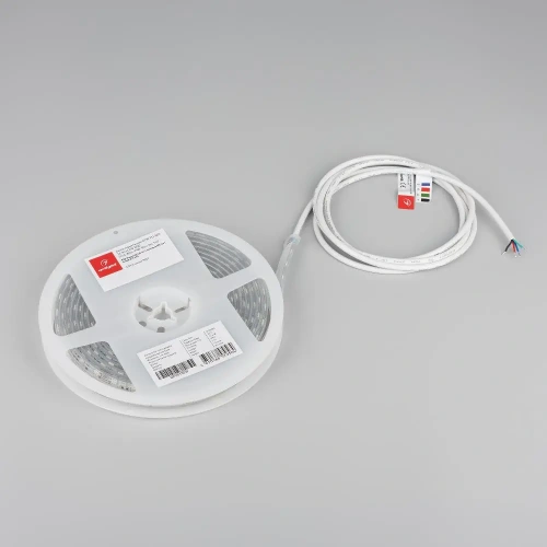 Лента герметичная RTW-PU-B60-12.5mm 24V RGB (14.4 W/m, IP68, Wire 2m, 5m) (Arlight, -)