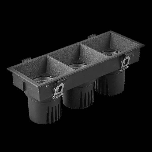 Светильник MS-FLOW-BUILT-S230x85-3x12W Warm3000 (BK, 38 deg, 230V) (Arlight, IP20 Металл, 5 лет)