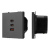 ARL NOBE USB Розетка тип А+С+С софт-тач серый базальт SCT-MUACC-SFPL-FC-GR (65W, QC3) (Arlight, -)