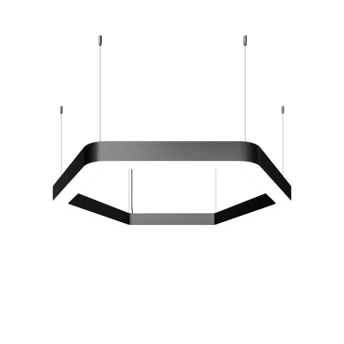 Hexagon Soft Line 600x520x300 h60 w60 36Вт 4000К 90Ra Черный