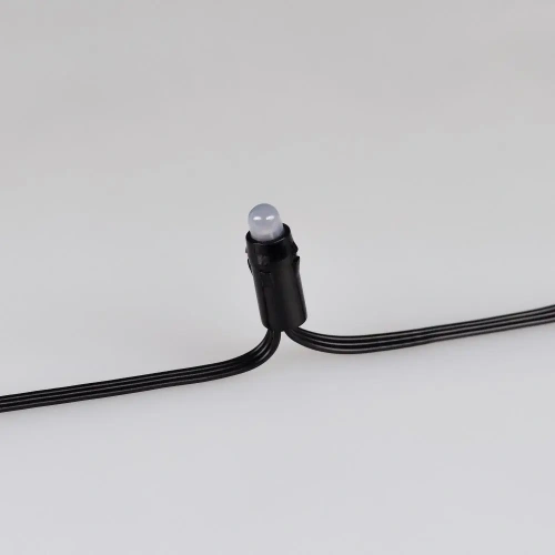 Светодиодная гирлянда Нить Смарт ARD-MOOD-CLASSIC-10000-BLACK-48LED RGBY-SPI (230V, 8W, Tuya Wi-Fi) (Ardecoled, IP65)