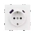 Механизм розетки с USB зарядкой SCT-NOBE-MUAC-SFPL-WH (230V, 16A) (Arlight, Белый кварц)