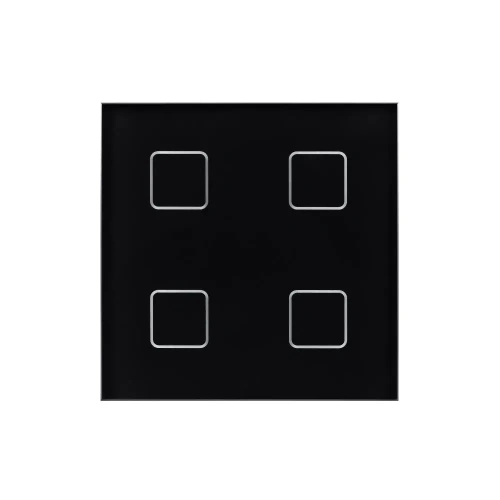 INTELLIGENT ARLIGHT Сенсорная панель DALI-301-11-IN Black (BUS/24V, Backlight) (IARL, IP20 Пластик, 5 лет)