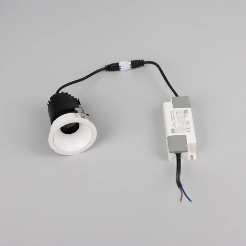 Светильник MS-ARADO-BUILT-R55-7W Warm2700 (WH-WH, 24 deg, 230V) (Arlight, IP20 Металл, 5 лет)