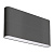Светильник настенный SP-FLAT-S175x90-2x5W Day4000-MIX (Черный, 75 deg, 230V) (Arlight, IP65 Металл, 3 года)