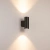 Светильник настенный LGD-WALDER-R68-2x7W Day4000-MIX (Черный, 40 deg, 230V) (Arlight, IP65 Металл, 5 лет)