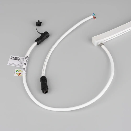 Лента герметичная MOONLIGHT-PRO-SIDE-X336-16x16mm 24V RGBW-Warm (12 W/m, IP67, 10m, wire x2) (Arlight, Вывод боковой, 5 лет)