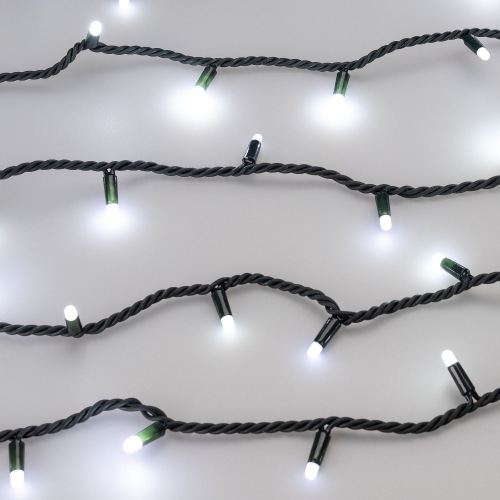 Светодиодная гирлянда ARD-STRING-PRO-1000-GREEN-100LED-MILK-PULSE White (230V, 7W) (Ardecoled, IP65)