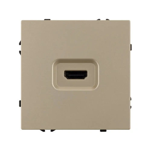 ARL NOBE Розетка HDMI софт-тач золотой песок SCT-MHD1-SFPL-GD (Arlight, -)