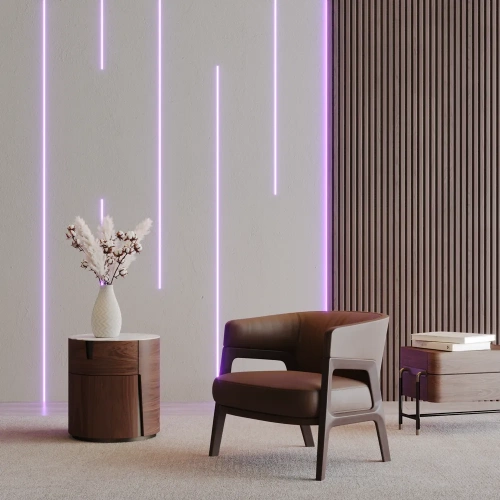 Светодиодная лента Geniled GL-320SMD3535 СОВ 24В 9Вт/м 5x3000 Violet IP33