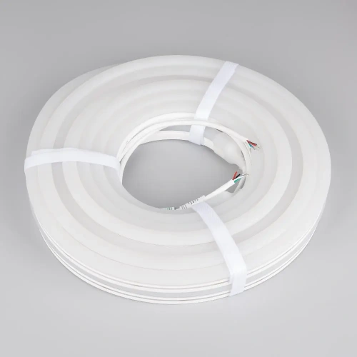 Лента герметичная MOONLIGHT-PRO-SIDE-X336-12x24mm 24V RGBW-Warm (12 W/m, IP68, 10m, wire x2) (Arlight, Вывод прямой, 5 лет)