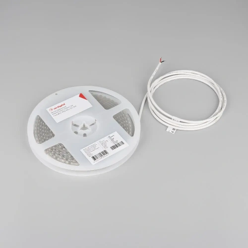 Лента герметичная RTW-PU-A120-10.5mm 12V White6000 (16.8 W/m, IP68, Wire 2m, 5m) (Arlight, -)