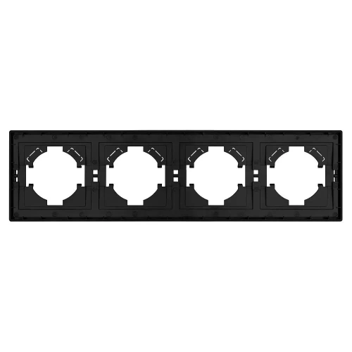 Рамка пластиковая FRM-TENDO-PL-4-BK (Arlight, Черный)