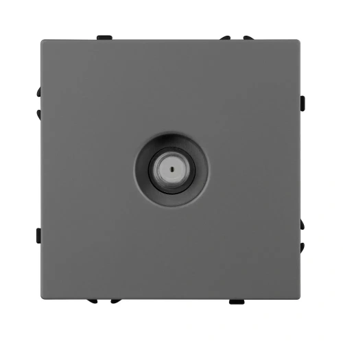 Механизм спутниковой розетки SCT-NOBE-MST1-SFPL-GR (SAT) (Arlight, Серый базальт)