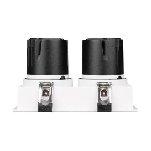 Светильник MS-FLOW-BUILT-S157x85-2x12W Day4000 (WH, 38 deg, DALI2, 230V) (Arlight, IP20 Металл, 5 лет)