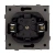 Механизм розетки влагозащищённый SCT-TENDO-MCP-SFPL-BK (230V, 16A) (Arlight, Матовый черный)
