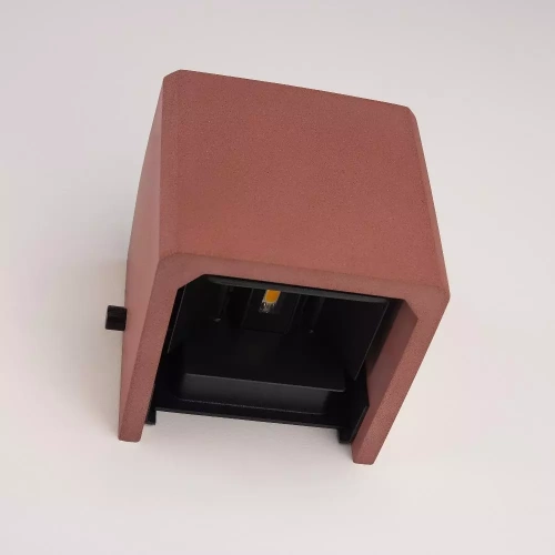 Светильник LGD-PERAN-WALL-S120x120-6W Warm3000 (Beige red, 0-80 deg, 230V) (Arlight, IP65 Бетон, 3 года)