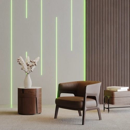 Светодиодная лента Geniled GL-320SMD3535 СОВ 24В 9Вт/м 5x3000 Green IP33