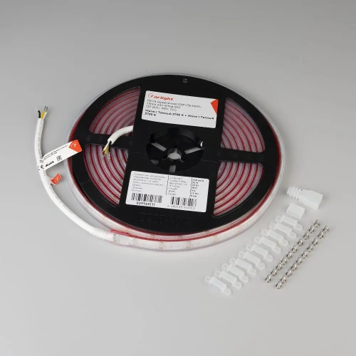 Лента герметичная CSP-PS-X640-12mm 24V White-MIX (23 W/m, IP67, 5m) (Arlight, Изменяемая ЦТ)