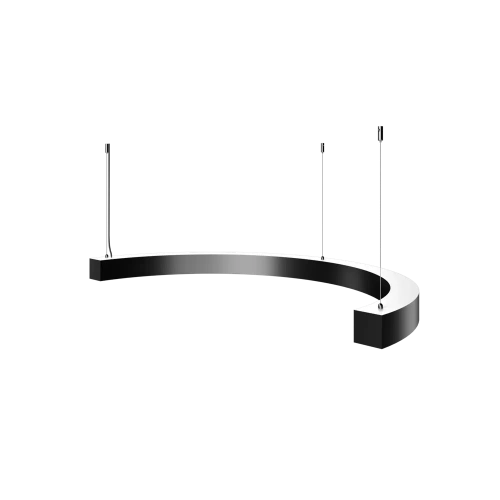 Ring Half d400 h60 w50 12Вт 4000К 90Ra Черный