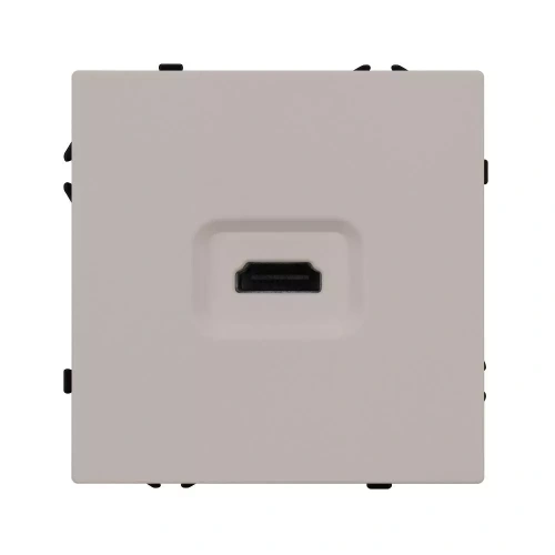 Механизм HDMI розетки SCT-NOBE-MHD1-SFPL-CA (Arlight, Кашемир)