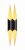 Настенный Penne Cube Duo 1100x226 GU10 36Вт 3000К Black/Gold