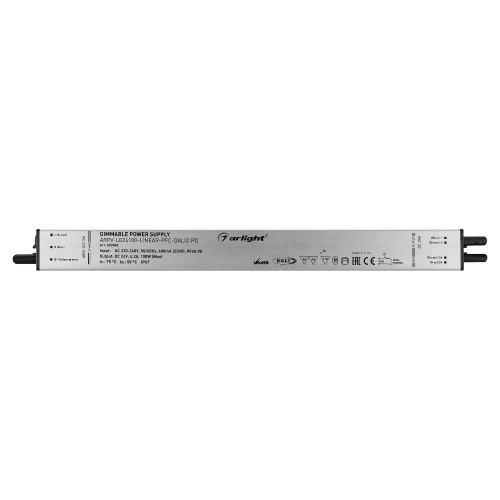 Блок питания ARPV-LG24100-LINEAR-PFC-DALI2-PD (24V, 4.2A, 100W) (Arlight, IP67 Металл, 5 лет)