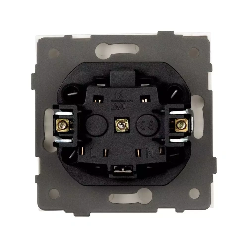 Механизм электрической розетки SCT-TENDO-MEU1-PL-GD (230V, 16A) (Arlight, Песочный)