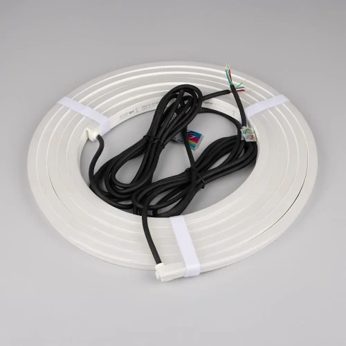 Лента герметичная NOVA-SIDE-PU-B84-12x20mm 24V RGB-Day (15 W/m, IP68, 5m, wire x2) (Arlight, Полиуретан)