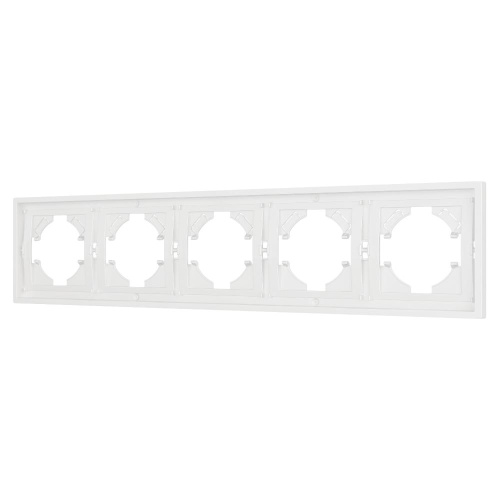 Рамка пластиковая FRM-TENDO-SFPL-5-WH (Arlight, Матовый белый)