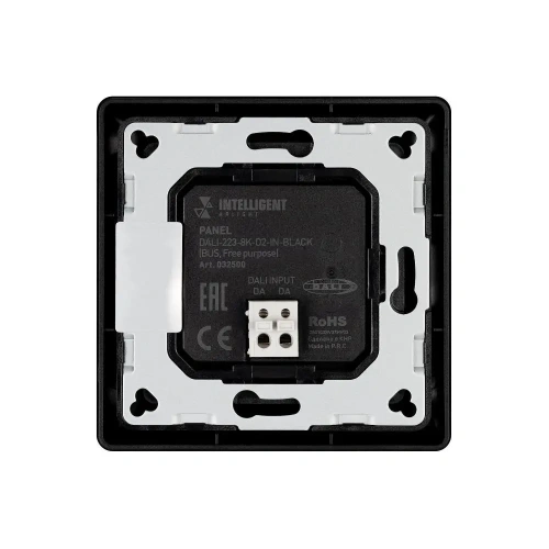 INTELLIGENT ARLIGHT Панель DALI-223-8K-D2-IN-BLACK (BUS, Free purpose) (IARL, -)