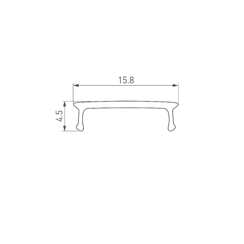 Экран LINE-2000 OPAL BLACK-PM (Arlight, Пластик)