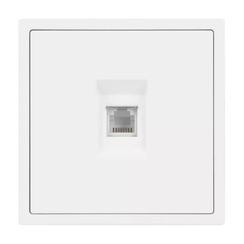 Механизм телефонной розетки SCT-NOBE-MTL1-SFPL-WH (RJ-11, 4C) (Arlight, Белый кварц)