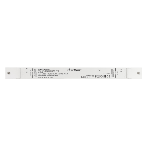 Блок питания ARV-SP-48150-LINEAR-PFC (48V, 3.125A, 150W) (Arlight, IP20 Пластик, 5 лет)