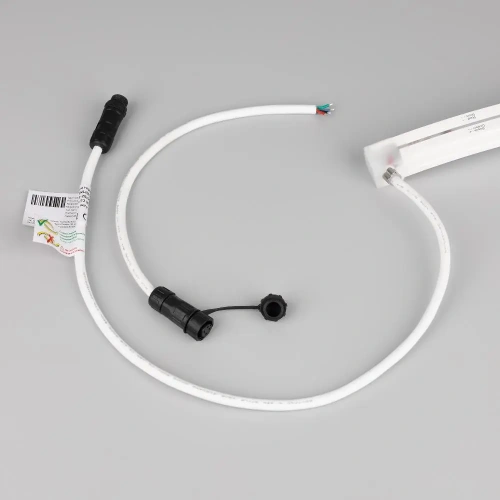 Лента герметичная MOONLIGHT-PRO-TOP-X360-20x20mm 24V RGB (12 W/m, IP67, 10m, wire x2) (Arlight, Вывод боковой, 5 лет)