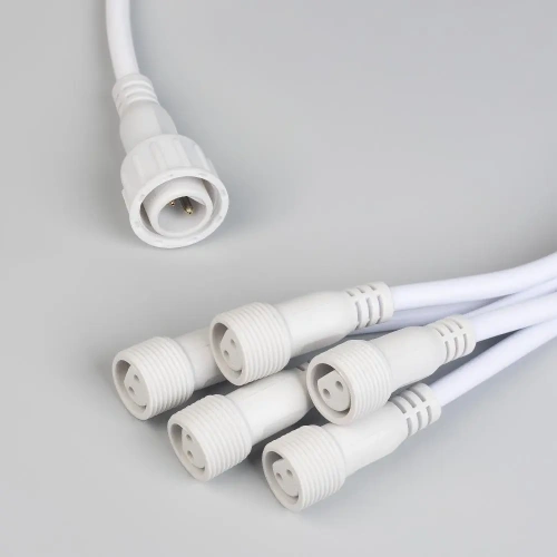 Коннектор питания ARD-CLASSIC-SYNC-RGB White (230V, 5 ports) (Ardecoled, Закрытый)