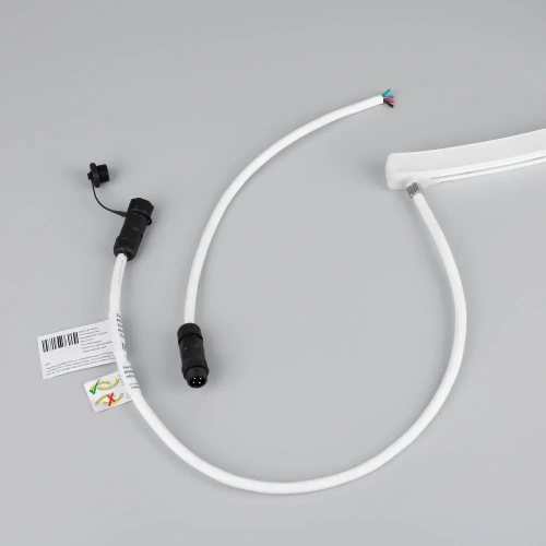 Лента герметичная MOONLIGHT-PRO-SIDE-X360-16x16mm 24V RGB (12 W/m, IP67, 10m, wire x2) (Arlight, Вывод боковой, 5 лет)