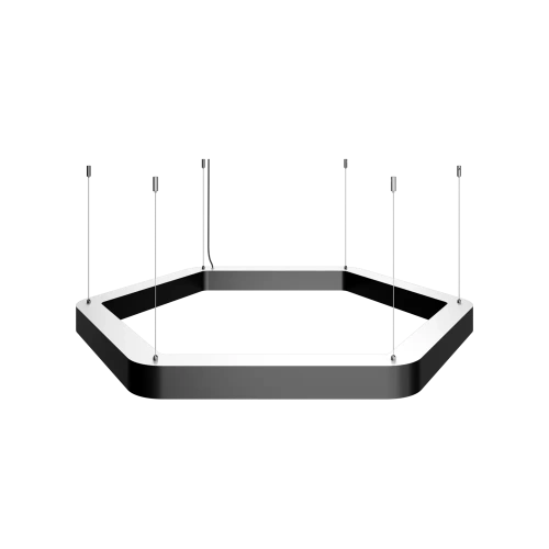 Hexagon Soft Line 600x520x300 h60 w60 36Вт 4000К 90Ra Черный