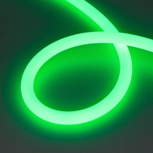 Лента герметичная MOONLIGHT-TOP-G280-D18mm 24V RGB 360deg (13 W/m, IP65, 3838, 5m, wire x1) (Arlight, Вывод прямой, 3 года)