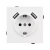Механизм розетки с USB зарядкой SCT-TENDO-MUAA-PL-WH (230V, 16A) (Arlight, Белый) Механизм розетки с USB зарядкой SCT-TENDO-MUAA-PL-WH (230V, 16A) (Arlight, Белый)