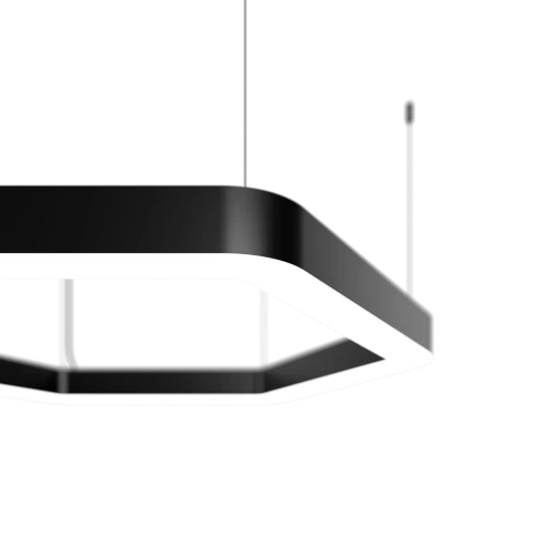 Hexagon Soft Line 600x520x300 h60 w60 36Вт 4000К 90Ra Черный