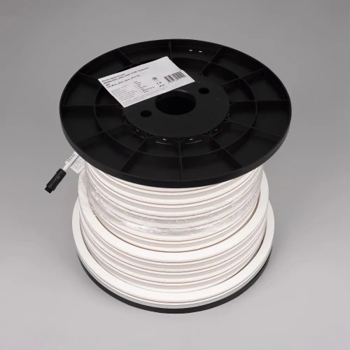 Лента герметичная MOONLIGHT-PRO-SIDE-X320-12x24mm 48V Day4000 (10 W/m, IP67, 30m, wire x2) (Arlight, Вывод боковой, 7 лет)