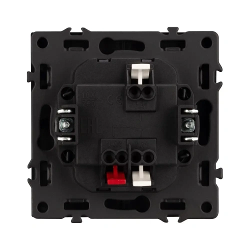 ARL NOBE Выключатель проходной 1 кл софт-тач черный оникс SWT-MKP1-SFPL-BK (250V, 10A) (Arlight, -)