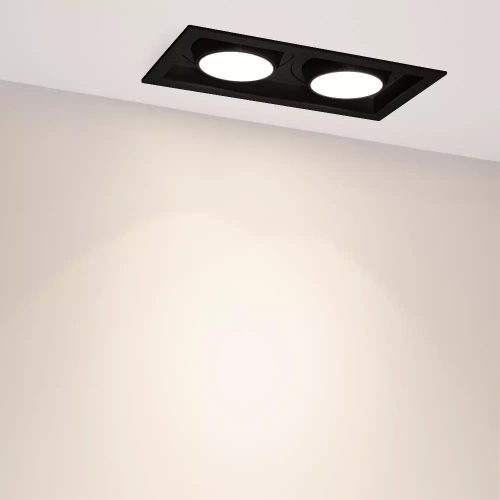 Светильник MS-VORTEX-BUILT-S250x140-2x30W Day4000 (BK-BK, 17 deg, 230V) (Arlight, IP20 Металл, 5 лет)