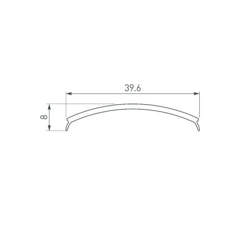 Экран матовый KLUS-P45-2000 Round OPAL (Arlight, Пластик)