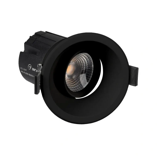 Светильник MS-FLOW-BUILT-R85-6W Warm3000 (BK, 55 deg, 230V) (Arlight, IP20 Металл, 5 лет)