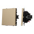 ARL NOBE Выключатель проходной 1 кл софт-тач золотой песок SWT-MKP1-SFPL-GD (250V, 10A) (Arlight, -)