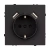Механизм розетки с USB зарядкой SCT-NOBE-MUAA-SFPL-BK (230V, 16A) (Arlight, Черный оникс)